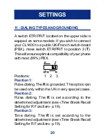 Preview for 20 page of Geemarc CL1400 User Manual