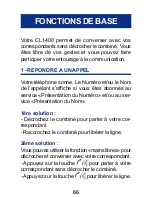 Preview for 66 page of Geemarc CL1400 User Manual