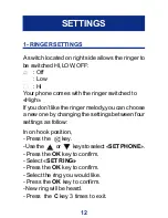 Preview for 12 page of Geemarc CL400 User Manual