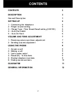 Preview for 3 page of Geemarc CL60 User Manual