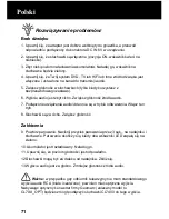 Preview for 72 page of Geemarc CL7400 User Manual