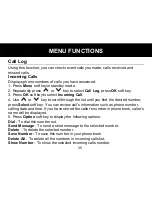 Preview for 40 page of Geemarc CL8300 User Manual