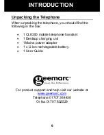 Предварительный просмотр 7 страницы Geemarc CL8350 User Manual