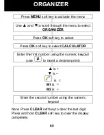 Предварительный просмотр 66 страницы Geemarc CL8350 User Manual