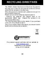 Предварительный просмотр 81 страницы Geemarc CL8350 User Manual