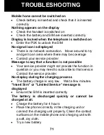 Preview for 72 page of Geemarc CL8450 User Manual