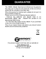 Preview for 80 page of Geemarc CL8450 User Manual