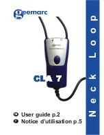 Geemarc CLA 7 User Manual preview