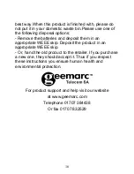 Preview for 16 page of Geemarc clearsound amplicall 20 User Manual