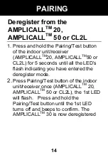 Preview for 15 page of Geemarc ClearSound AMPLICALL 30 User Manual