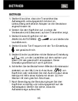 Preview for 36 page of Geemarc ClearSound CL7100 Instructions Manual