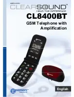 Geemarc ClearSound CL8400BT Manual preview