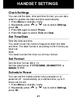 Preview for 42 page of Geemarc ClearSound CL8400BT Manual