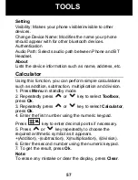 Preview for 58 page of Geemarc ClearSound CL8400BT Manual