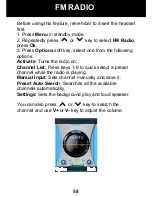 Preview for 59 page of Geemarc ClearSound CL8400BT Manual