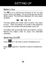 Preview for 24 page of Geemarc CLEARSOUND GSMCL8200 Manual