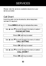 Preview for 85 page of Geemarc CLEARSOUND GSMCL8200 Manual