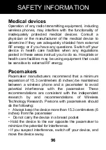 Preview for 98 page of Geemarc CLEARSOUND GSMCL8200 Manual