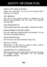 Preview for 102 page of Geemarc CLEARSOUND GSMCL8200 Manual