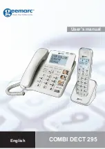 Предварительный просмотр 2 страницы Geemarc combi dect 295 User Manual