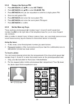 Предварительный просмотр 54 страницы Geemarc combi dect 295 User Manual