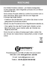 Preview for 27 page of Geemarc DALLAS10 Manual