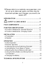 Preview for 2 page of Geemarc HP5990 User Manual