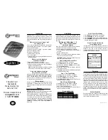 Geemarc Jupiter 3 User Manual preview