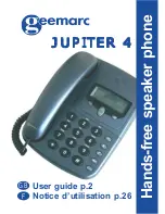 Geemarc Jupiter 4 User Manual preview