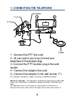 Предварительный просмотр 4 страницы Geemarc Large Display Alarm Clock User Manual