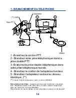 Предварительный просмотр 14 страницы Geemarc Large Display Alarm Clock User Manual