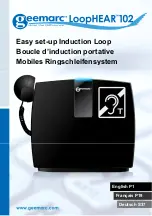 Geemarc LoopHEAR 102 User Manual preview