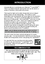 Preview for 3 page of Geemarc LoopHEAR 102 User Manual