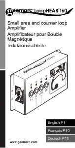 Geemarc LoopHEAR 160 Manual preview