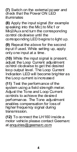 Preview for 5 page of Geemarc LoopHEAR 160 Manual