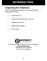 Preview for 5 page of Geemarc oCean400 Manual