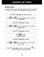 Preview for 24 page of Geemarc PhotoDECT User Manual