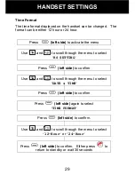 Preview for 30 page of Geemarc PhotoDECT User Manual