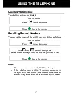 Preview for 42 page of Geemarc PhotoDECT User Manual