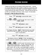 Preview for 52 page of Geemarc PhotoDECT User Manual