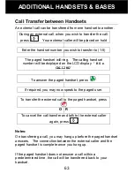 Preview for 64 page of Geemarc PhotoDECT User Manual