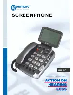 Preview for 1 page of Geemarc SCREENPHONE User Manual