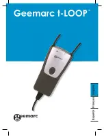 Geemarc t-LOOP Instruction Manual предпросмотр