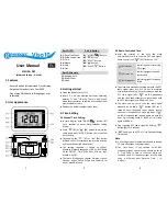 Geemarc VISO10 User Manual preview