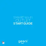 Предварительный просмотр 1 страницы GEENI SMART WI-FI OUTLET Start Manual