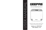Geepas GBS46504UK User Manual preview