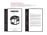 Geepas GDF36012UK User Manual preview
