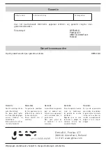 Предварительный просмотр 4 страницы Geesa 1088 Mounting And Operation Instructions