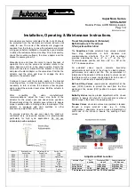 Gefa Automax SuperNova Series Installation, Operating,  & Maintenance Instructions preview