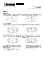 Предварительный просмотр 2 страницы Gefa Automax SuperNova Series Installation, Operating,  & Maintenance Instructions